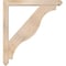 Ekena Millwork Funston Arts and Crafts Smooth Bracket w/ Offset Brace, Douglas Fir, 5 1/2"W x 40"D x 44"H BKT0604X40X44FST03SDF - alternate 2